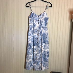 Blue Print Sundress